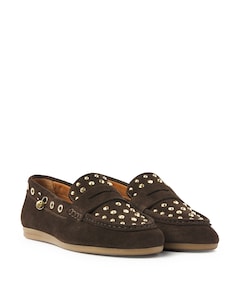 June Macy dames loafers bruin