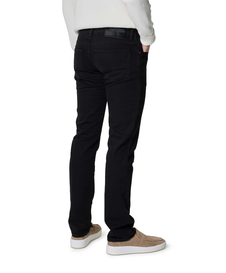 Nick Slim 5 Pocket jeans zwart