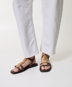 dames sandalen bruin