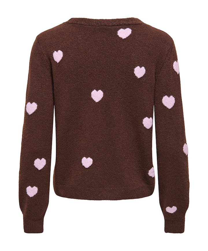 Dames vest bruin