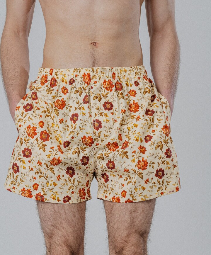 Heren boxershort ecru