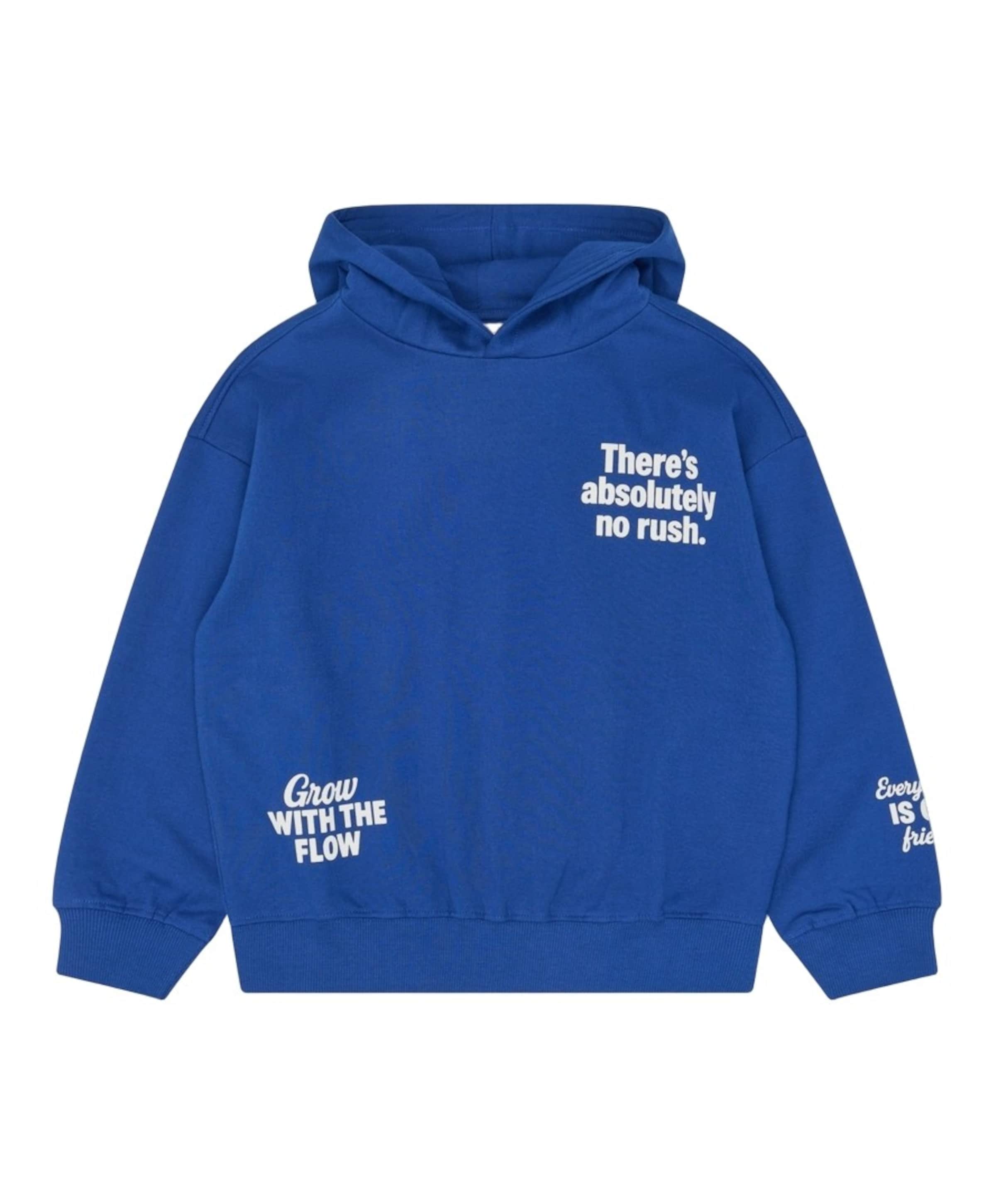 Jongens hoodie blauw