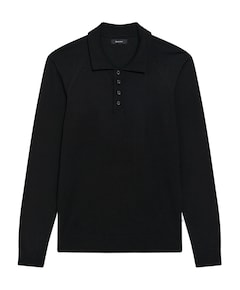 Heren polo zwart