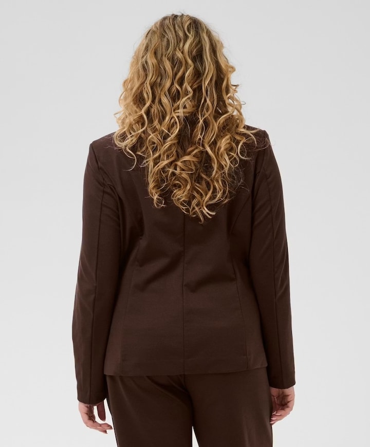 Dames blazer bruin