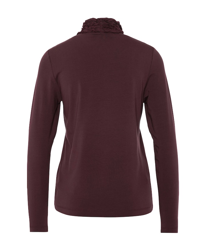 Dames longsleeve bordeaux