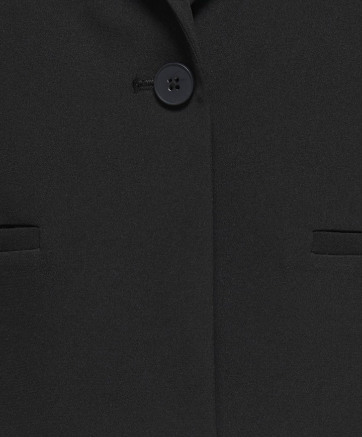 Meisjes blazer zwart