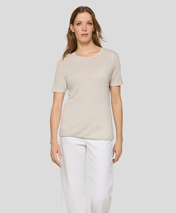 Dames T-shirt beige