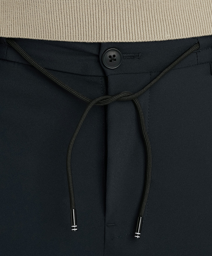 V12 CHINO TECH STRETCH heren broek blauw