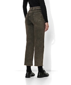 Audrey Straight Pocket dames jeans grijs