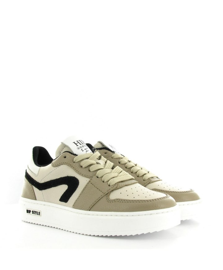jongens veterschoenen beige