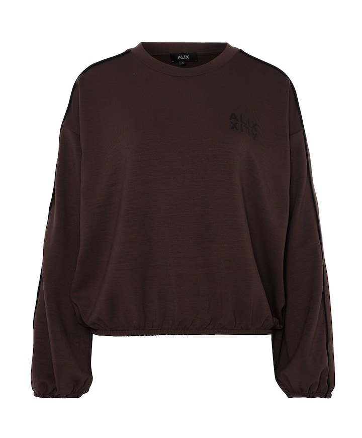 Dames sweater bruin