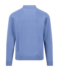 Heren polo blauw