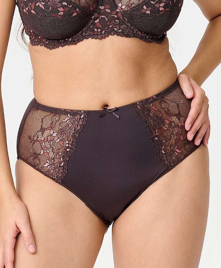 Dames slip bruin
