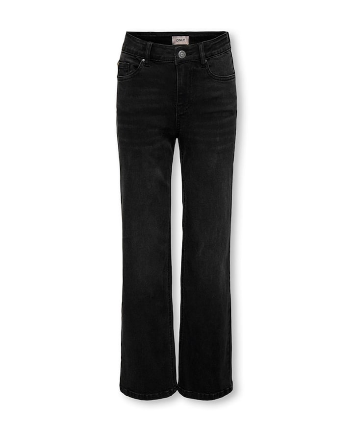 KOGJUICY-WAUW HW WIDE DNM GUA006 NO meisjes jeans zwart