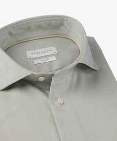 Heren overhemd lange mouw groen