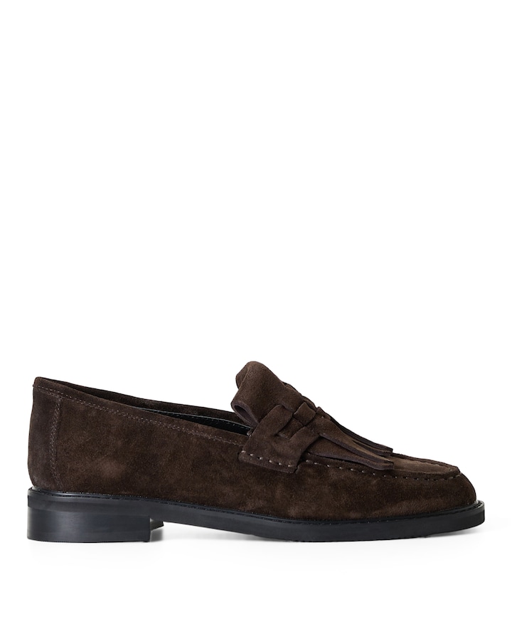 Elena dames loafers bruin