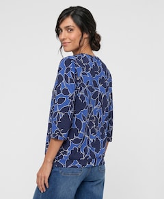 Dames longsleeve blauw