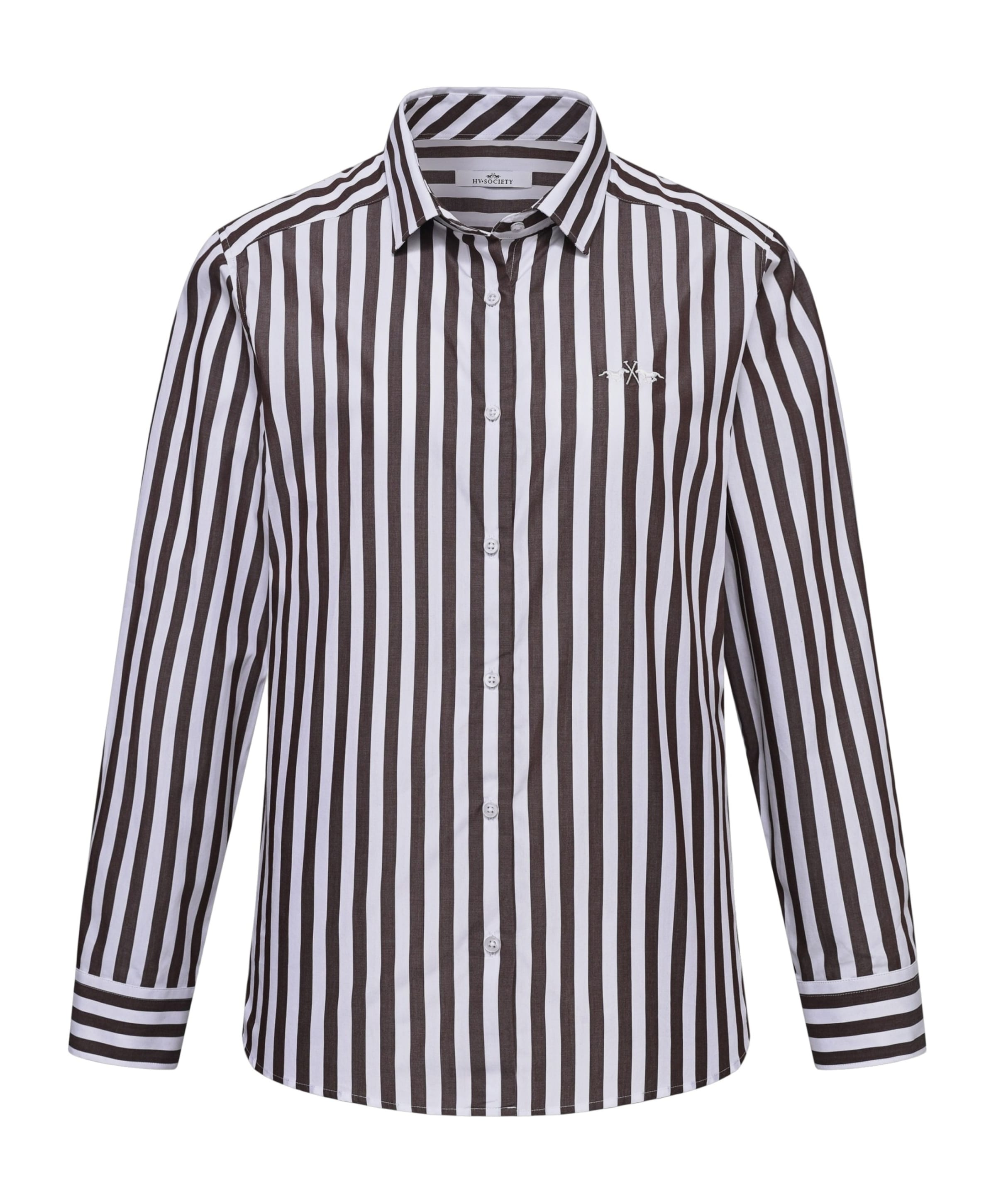 Dames blouse bruin
