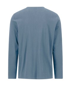 Heren longsleeve blauw