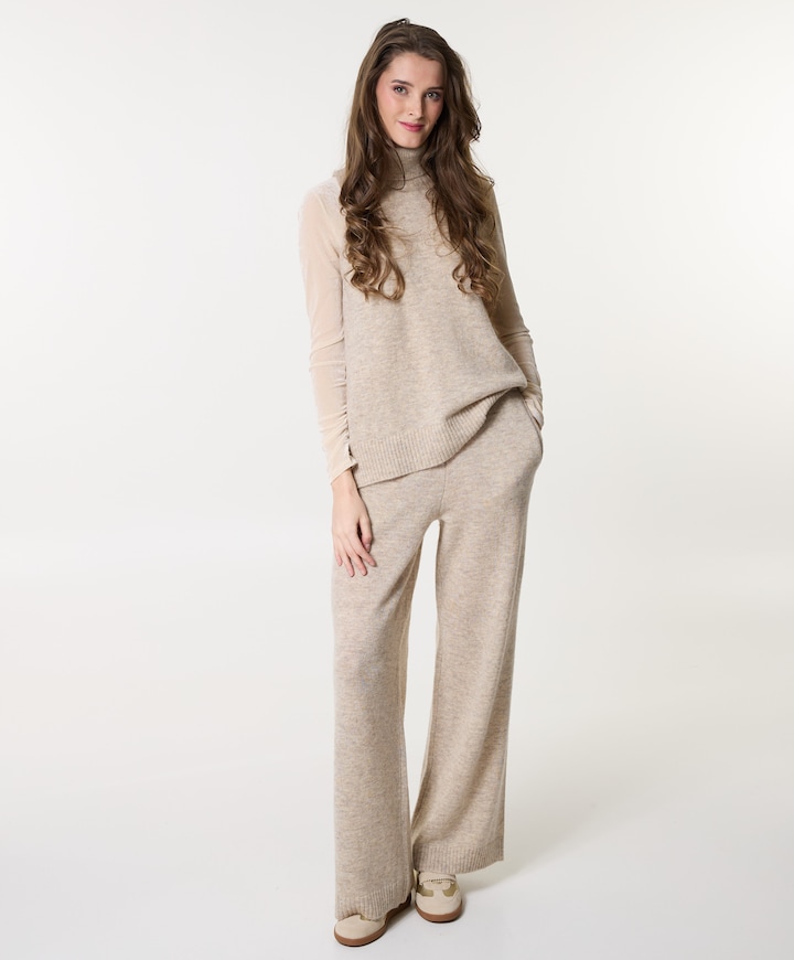 Dianne lounge broek beige