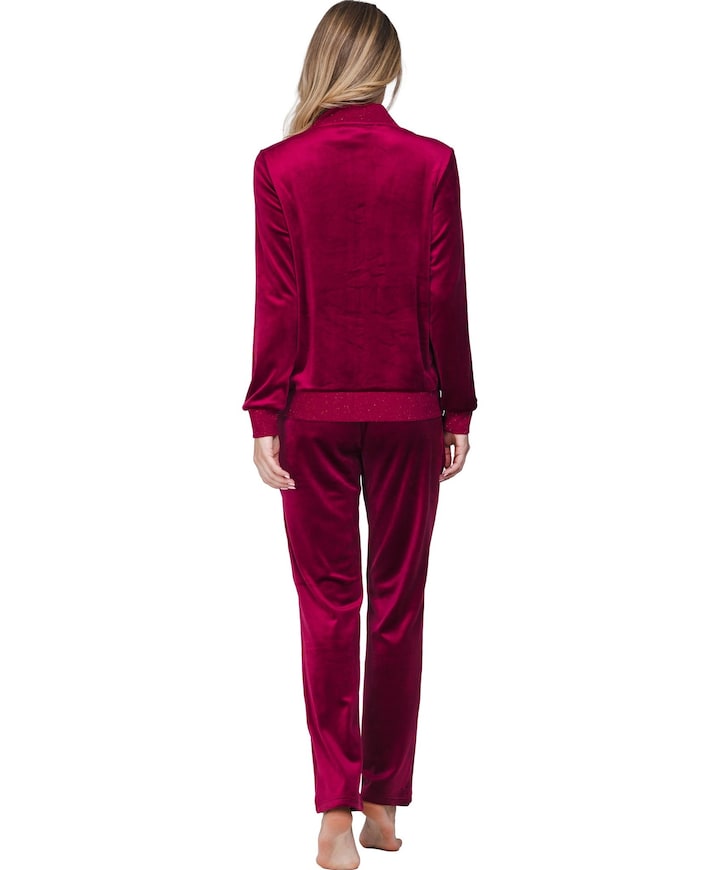 Dames huispak rood
