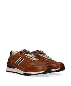 Filmon leather heren sneakers bruin