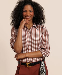 Dames blouse brique