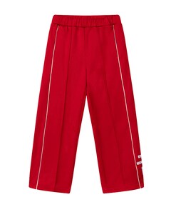 knitted wide leg broek  rood