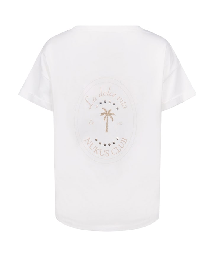 Dames T-shirt ecru