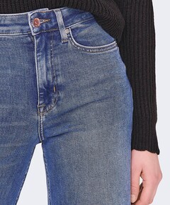 ONLMADISON BLUSH HW WIDE DNM blauw