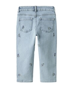 NMFBELLA MOM EMB JEANS 1224-FR NOOS meisjes jeans blauw