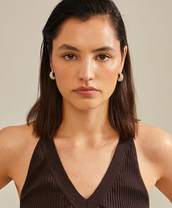 Dames oorbellen goud