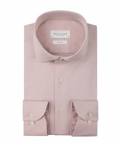 Heren overhemd lange mouw roze