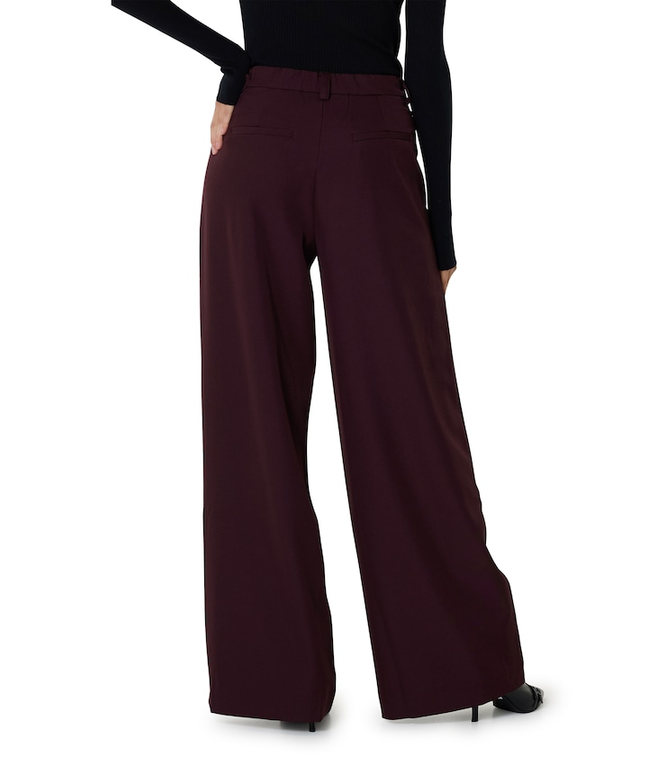LunaCC Eyelet Wide LL broek bordeaux