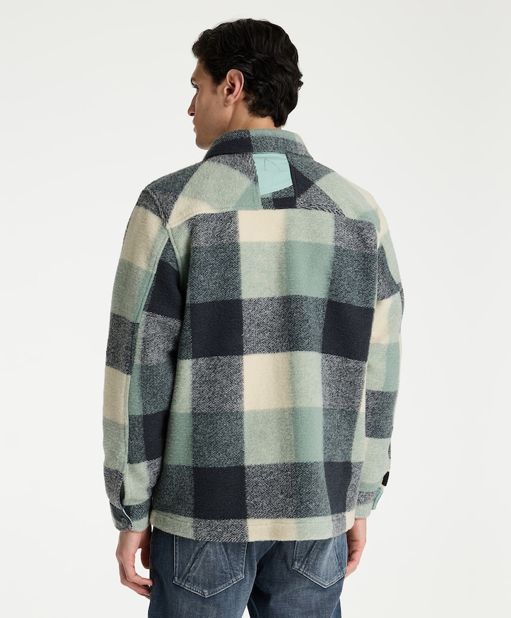Heren overshirt groen