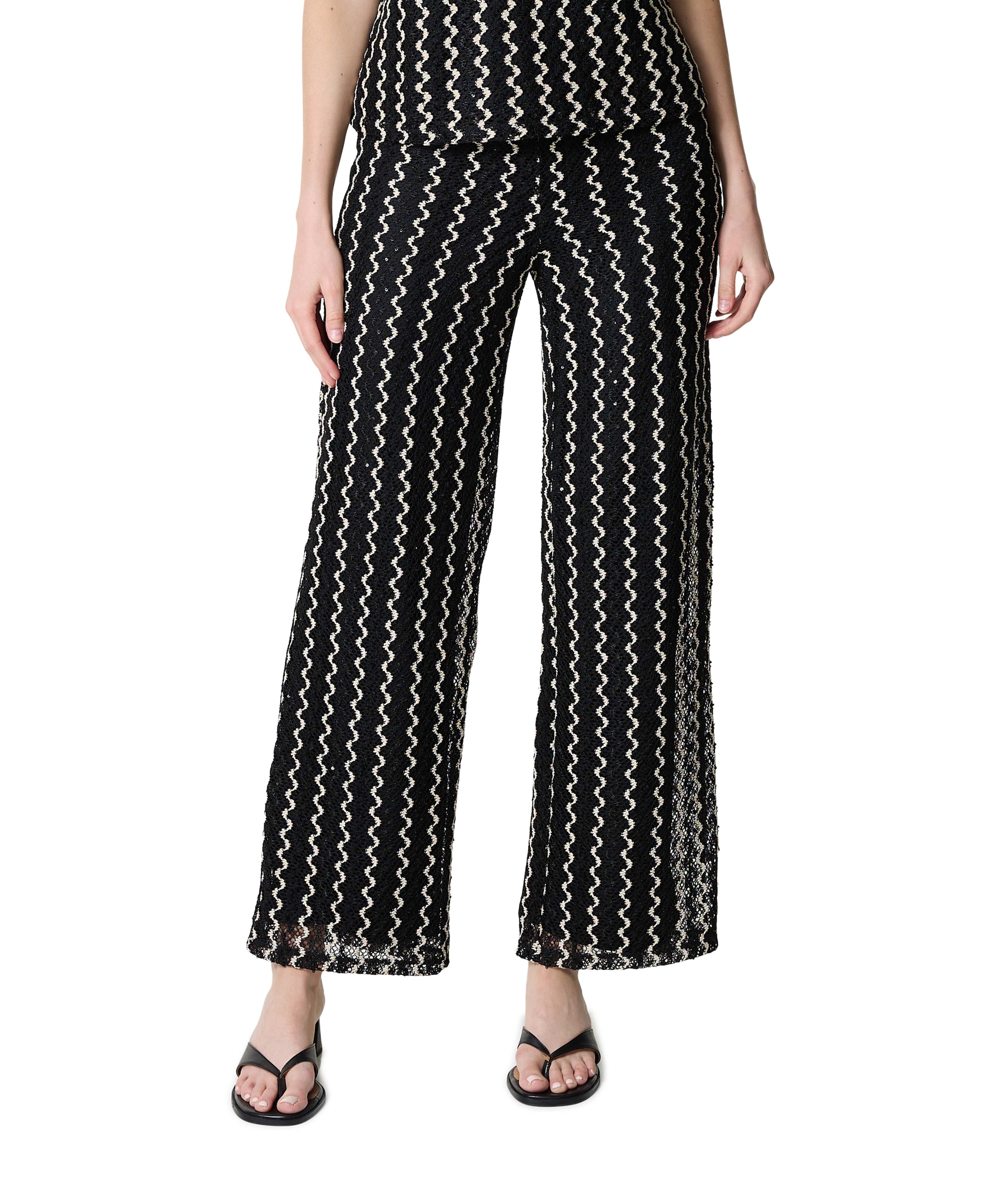 VIELLEN NEW HW WIDE FIT dames broek zwart