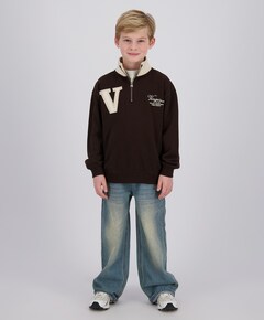 Jongens sweater bruin
