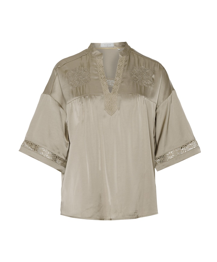 Dames top beige