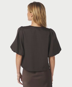 Dames blouse bruin