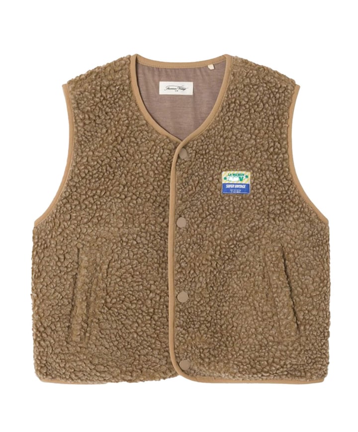 Uniseks gilet  bruin