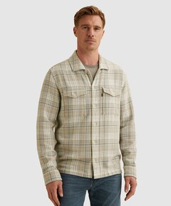 Heren overshirt beige