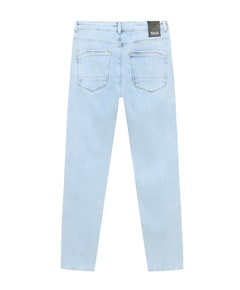 Straight Wide Fit jongens jeans blauw