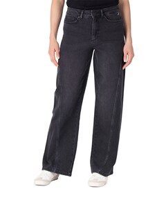 EVY GDS 457 wide leg with glitterspray jeans grijs