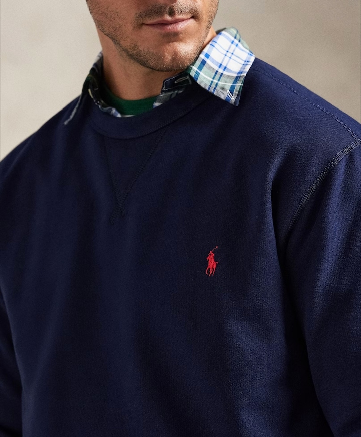 Heren sweater blauw