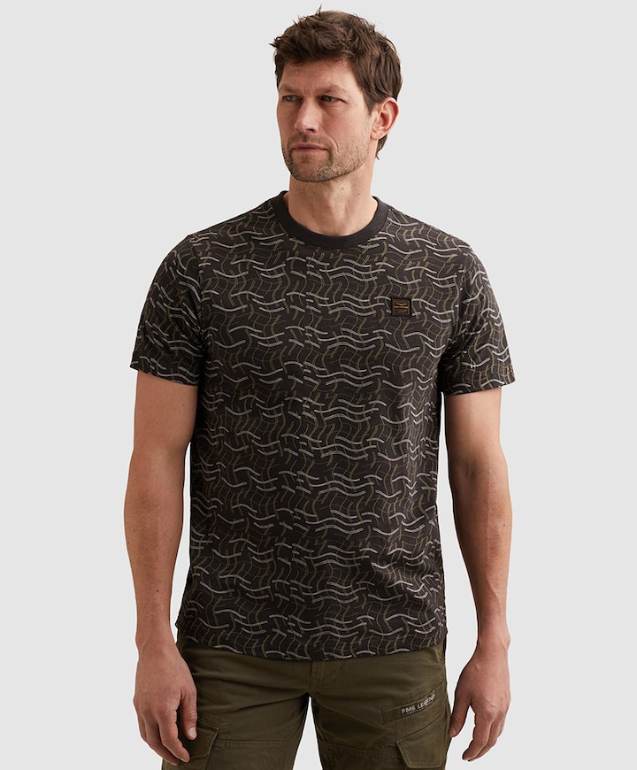 Heren T-shirt bruin