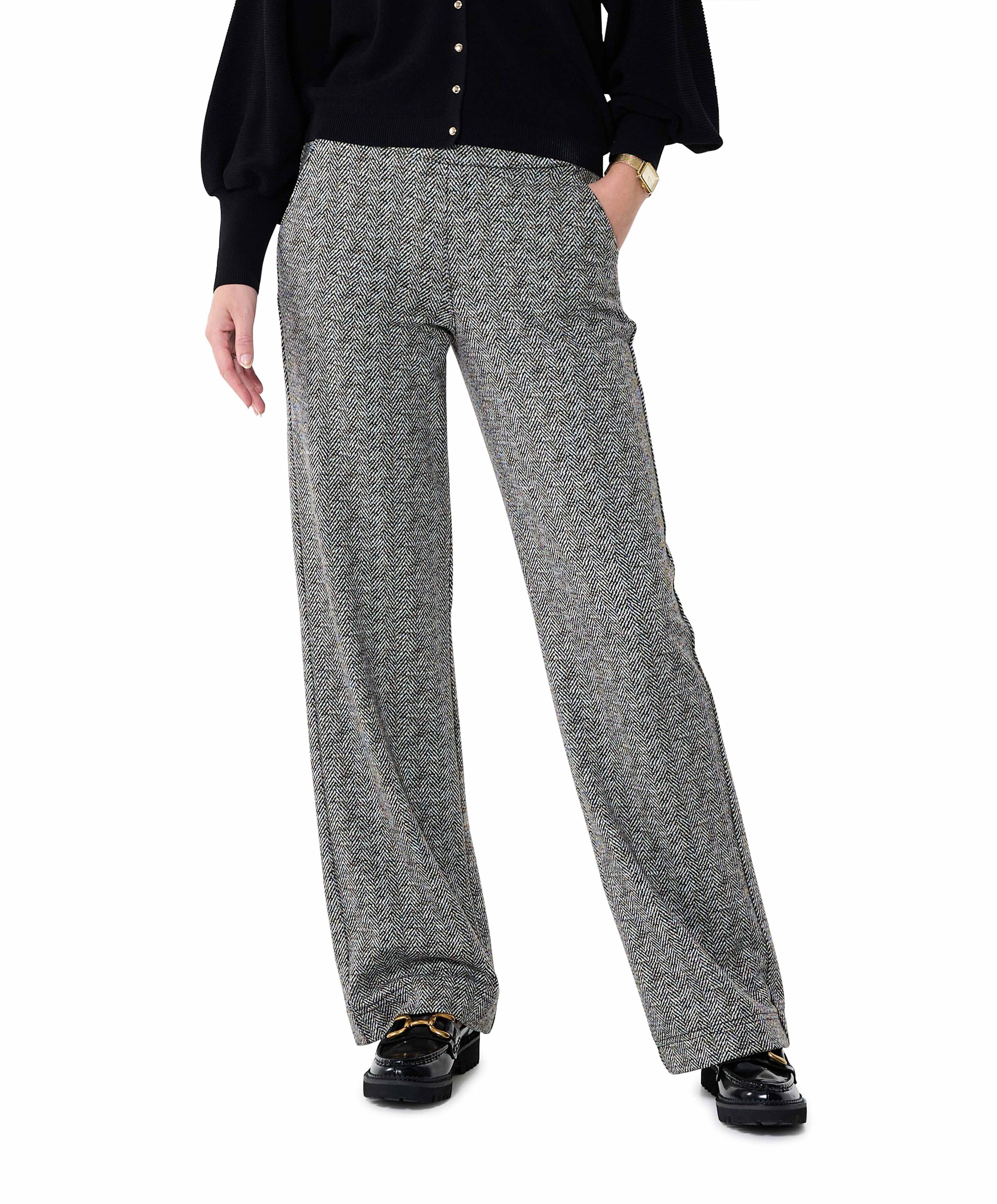 LIZ EASY dames broek zwart