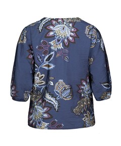 Dames blouse blauw