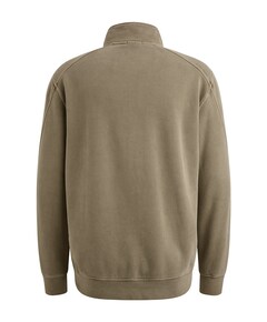 Heren trui met rits beige