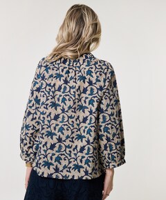 Blouse blauw