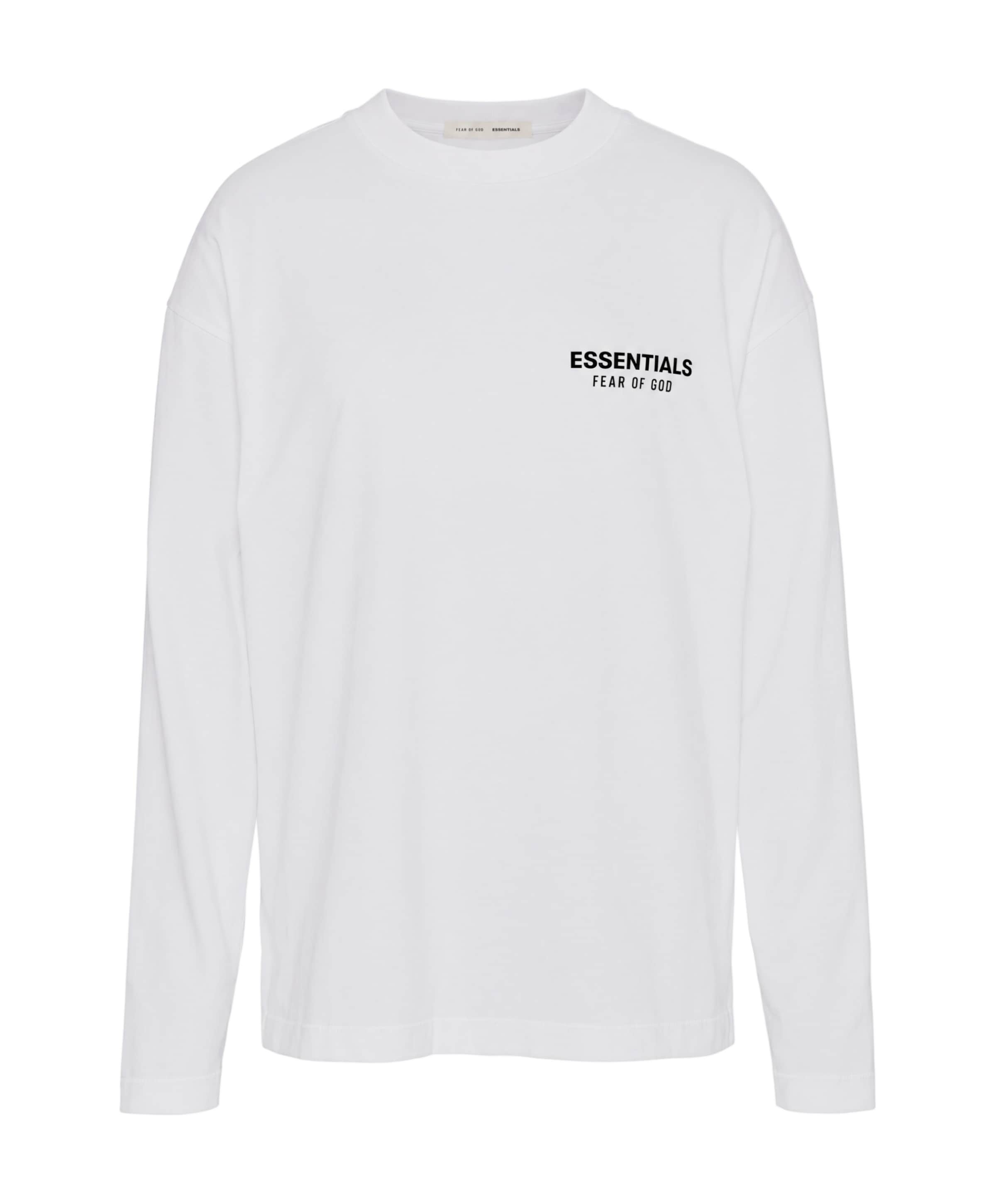 Heren longsleeve wit